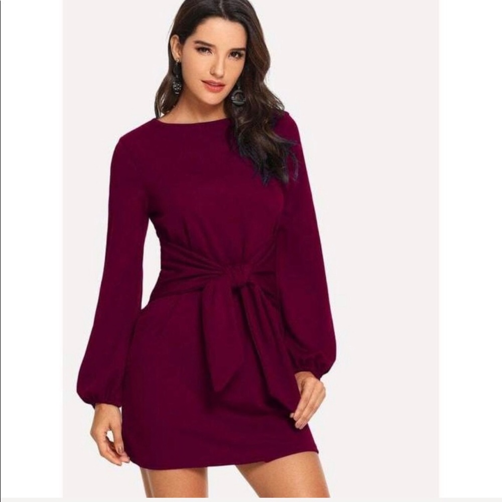Knotted Tie Dress